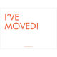 Orange I've Moved Moving Announcements Image 2 of 3